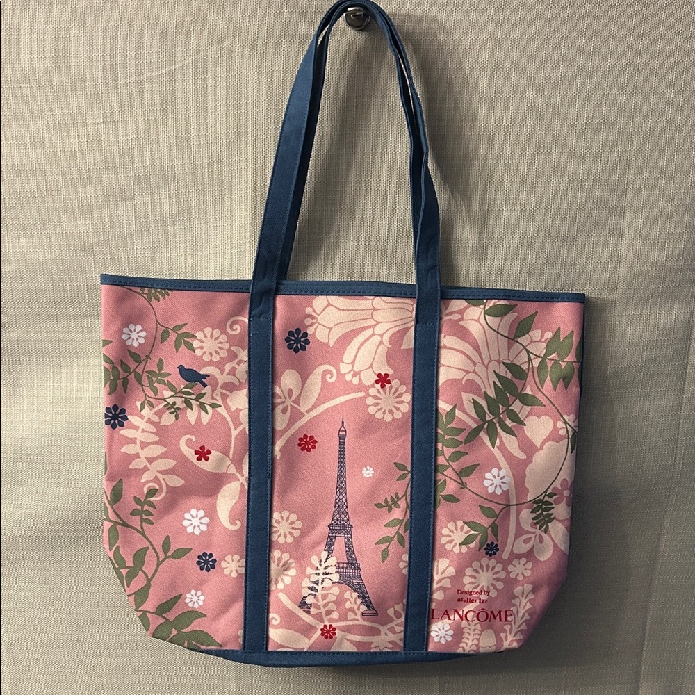 Lancome Tote Bag Pink Paris designed by Atelier.